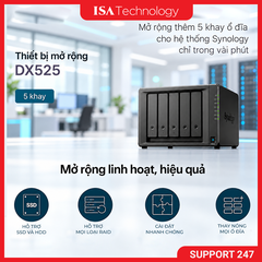 Thiết bị mở rộng Synology DX525 5-bay  hàng chính hãng tại ISA Technology