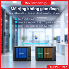 Thiết bị mở rộng Synology DX525 5-bay  hàng chính hãng tại ISA Technology