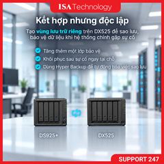 Thiết bị mở rộng Synology DX525 5-bay  hàng chính hãng tại ISA Technology