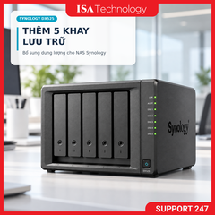 Thiết bị mở rộng Synology DX525 5-bay  hàng chính hãng tại ISA Technology