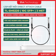 Cáp Kết Nối Trực Tiếp TP-Link Omada TL-SM5220-3M (10G SFP+ Direct Attach Cable 3Meters)