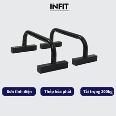 Dụng Cụ Hít Đất Chống Đẩy Parallettes INFIT 18cm