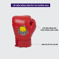 Găng Tay Boxing Bao Tay Tập Võ Trẻ Em