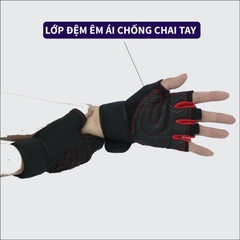 Găng Tay Tập Gym Tập Xà Chống Chai Tay