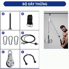 Ròng Rọc Tập Gym INOX 304 INFIT  Tập Gym Tại Nhà