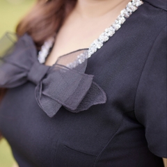 CA030028-Đầm dự tiệc bigsize 60kg - 95kg đính đá phù hợp măc dự tiệc, đi chơi