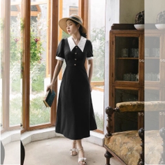 [MUA 1 TẶNG 1]Đầm công sở bigsize cổ sơ mi dáng dài