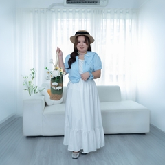 Chân váy maxi dáng dài tầng bigsize cho nữ 60kg - 100kg chất vải mềm mịn, che bụng, dáng đẹp
