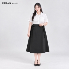 Chân Váy Bigsize Dáng Xòe A 60kg - 100kg Chất Tuyết Mưa Lót Lụa Co Giãn Nhẹ