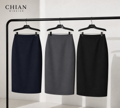 Combo 2 chân váy bút chì công sở bigsize 60kg - 100kg mặc đi làm, đi học đen