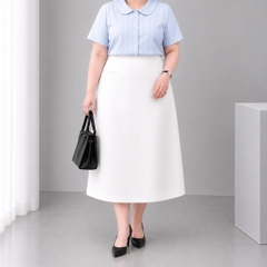 Chân váy công sở bigsize dáng dài qua gối 55kg-95kg mặc đi làm đi tiệc