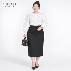 Áo sơ mi nữ bigsize 60kg - 100kg kiểu dáng cột eo thanh lịch phù hợp mặc đi làm đi chơi