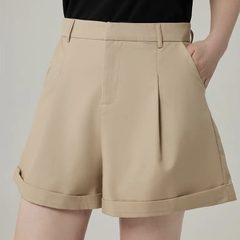 Quần đùi bigsize nữ 60kg - 100kg ống rộng lưng thun phong cách năng động