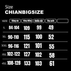 Quần tây nữ bigsize 60kg - 100kg kiểu dáng ống đứng phía sau có lưng thun