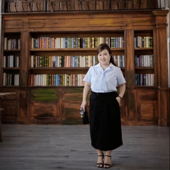 Áo sơ mi bigsize nữ 60kg - 100kg cổ sơ mi caravat phù hợp mặc đi làm đi học, đi chơi