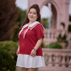 Áo sơ mi bigsize nữ 60kg - 100kg sọc dọc đính tag đá phù hợp mặc đi làm, đi tiệc , đi chơi