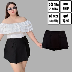 Quần giả váy nút bọc bigsize 60-95kg