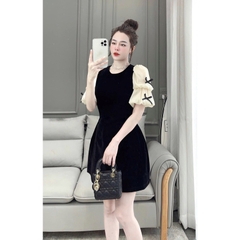 [MUA 1 TẶNG 1]Đầm váy cổ tròn tay bồng big size CA0005