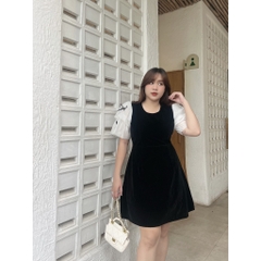 [MUA 1 TẶNG 1]Đầm váy cổ tròn tay bồng big size CA0005