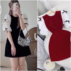 [MUA 1 TẶNG 1]Đầm váy cổ tròn tay bồng big size CA0005