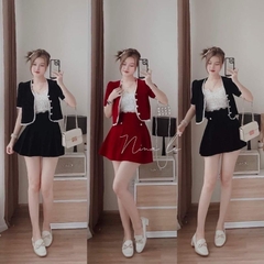 MUA 1 TẶNG 1 - SÉT ÁO CHÂN VÁY QUẦN XẾP LY BIGSIZE có hình và video thật