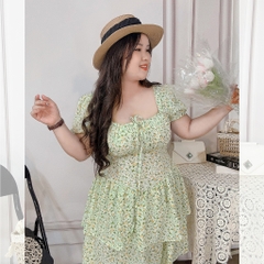 [MUA1TẶNG1] Váy đi biển hoa nhí bigsize 60kg đến 90kg váy xinh nhẹ nhàng