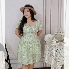 [MUA1TẶNG1] Váy đi biển hoa nhí bigsize 60kg đến 90kg váy xinh nhẹ nhàng