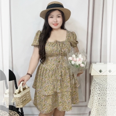 [MUA1TẶNG1] Váy đi biển hoa nhí bigsize 60kg đến 90kg váy xinh nhẹ nhàng