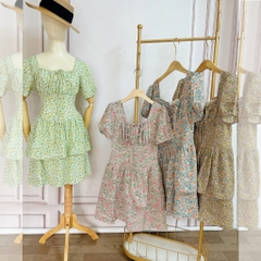 [MUA1TẶNG1] Váy đi biển hoa nhí bigsize 60kg đến 90kg váy xinh nhẹ nhàng