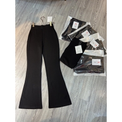 QUẦN ỐNG LOE BIGSIZE CHẤT UMI Quần ống loe lưng cao mặc đi học đi làm đi chơi