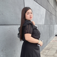 Áo Sơ Mi Nữ Big Size Bèo Tầng Tay Ngắn Chấm Bi Thời Trang Công Sở