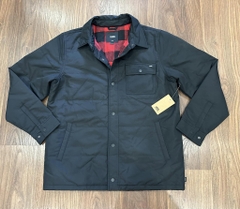 Áo khoác gió Vans chính hãng 2 lớp Đen - Ca rô đen đỏ | Oriu.vn