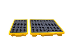 Pallet chống tràn hóa chất BLUEZEIZ BlueSD-4D (Loại thùng thấp)