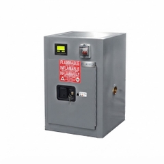 Tủ sạc pin lithium chống cháy thông minh 12 gallon- báo khói và thông gió tự động BLUEZEIZ BlueBAC-12-GYN