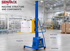 Máy Quấn Màng Xốp Di Động SENPACK MAM60