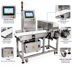 Máy kiểm tra trọng lượng tự động BLUEZEIZ CQ-XP400 checkweigher 20g–15kg