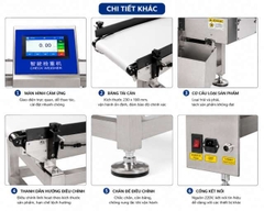 Máy kiểm tra trọng lượng BLUEZEIZ CQ-MN150 Touch Screen Mini-checkweigher