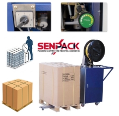 MÁY ĐÓNG ĐAI PALLET BÁN TỰ ĐỘNG SENPACK DBA-1300A