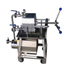 Máy lọc ép khung bản inox 316 kèm bơm vi sinh
