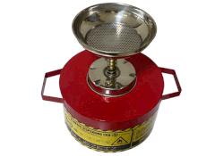 Bình nhấn piston lấy hóa chất (can an toàn phân phối chất lỏng dễ cháy), 2L