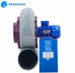 Quạt ly tâm nhựa PP chống ăn mòn Meansoon MACF-200-F4T