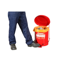 Sysbel WA8109500- Thùng chứa rác thải dầu an toàn (14 Gallon / Màu đỏ)