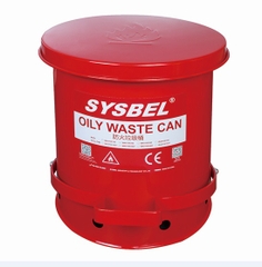 Sysbel WA8109700- Thùng chứa rác thải dầu an toàn (21 Gallon / Màu đỏ)