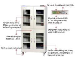 Bluezeiz BlueDHC-870 Tủ chống ẩm bảo quản linh kiện điện tử, thực phẩm giá trị cao 870l