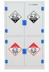 Tủ đựng hóa chất chống ăn mòn nhựa PP, 4 cánh kín BLUEZEIZ - BluePPC-4SW 
