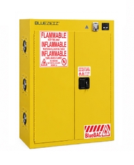 Tủ sạc pin lithium chống cháy thông minh 45 gallon- báo khói và thông gió tự động BLUEZEIZ BlueBAC-45-GYN