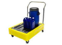 Xe đẩy hóa chất bằng nhựa BT100 Romold có giá kê