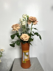 BÌNH GỐM DÁNG LY CAO 26CM ĐK 11CM