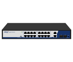 Switch PoE 16 ports 10/100/1000M Hrui HR900-AFG-1622S-300