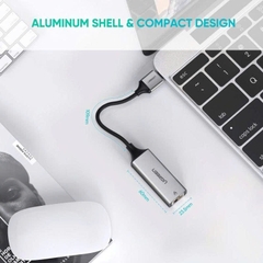Cáp chuyển USB 3.0 sang mạng Lan 10/100/1000Mbps Gigabit Ugreen 50922 vỏ nhôm cao cấp